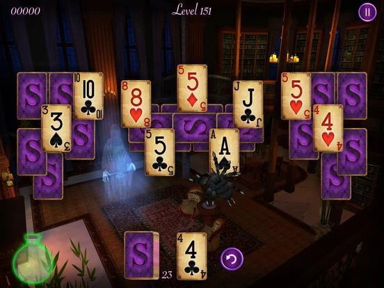 Изображение игры: Haunted Mansion Solitaire