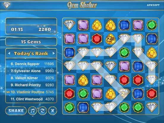 Изображение игры: Gem Shaker