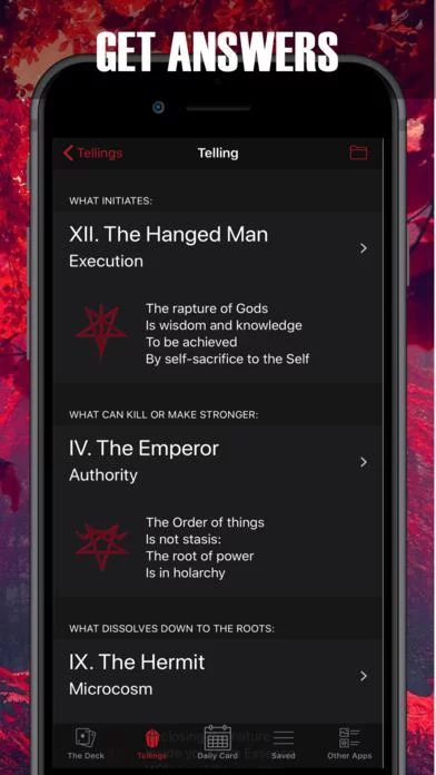 Изображение игры: Satanic Tarot for the damned