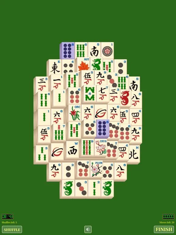 Изображение игры: Solitaire Mahjong Online