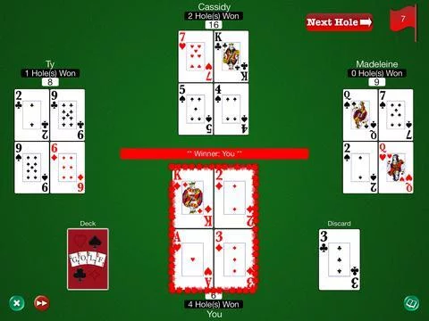 Изображение игры: Golf Card Game HD
