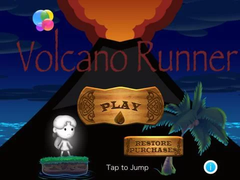 Изображение игры: Amazing Volcano Runner