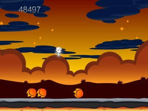 Изображение игры: Amazing Volcano Runner