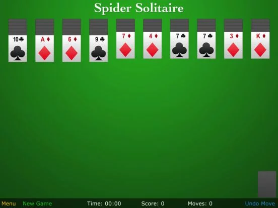 Изображение игры: Spider Solitaire Swift