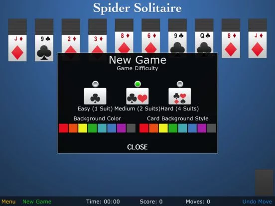 Изображение игры: Spider Solitaire Swift