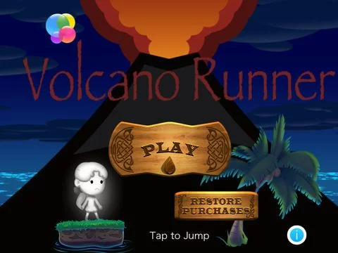 Изображение игры: Amazing Volcano Runner