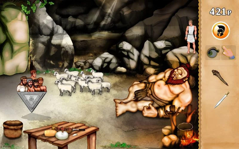 Изображение игры: The Odyssey HD Lite - cyclops vs odysseus