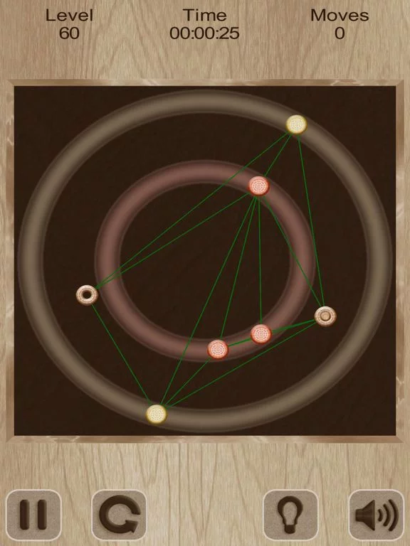 Изображение игры: Untangle. Rings and Lines