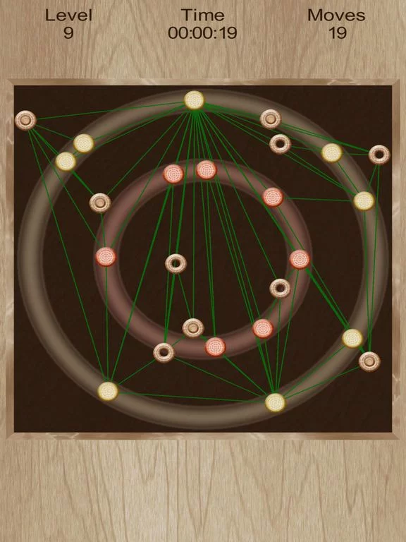 Изображение игры: Untangle. Rings and Lines