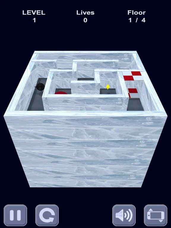 Изображение игры: Ice cube. Labyrinth 3D