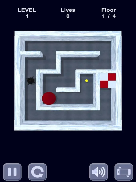 Изображение игры: Ice cube. Labyrinth 3D