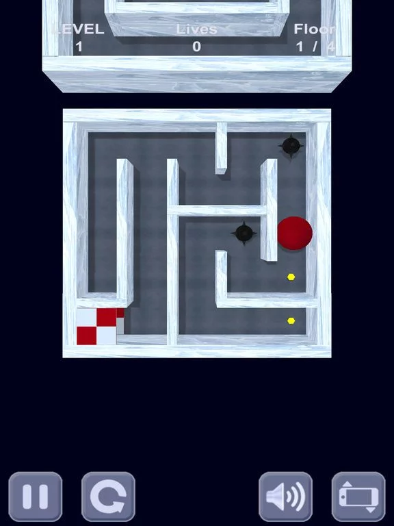 Изображение игры: Ice cube. Labyrinth 3D