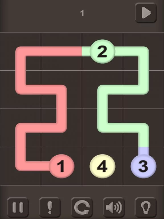 Изображение игры: One Touch Color Line