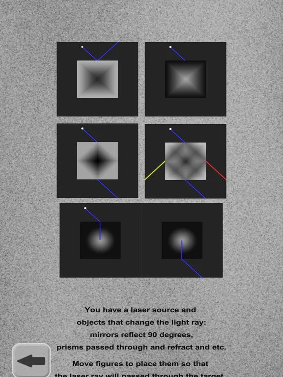 Изображение игры: Lazers Puzzle. Colored rays