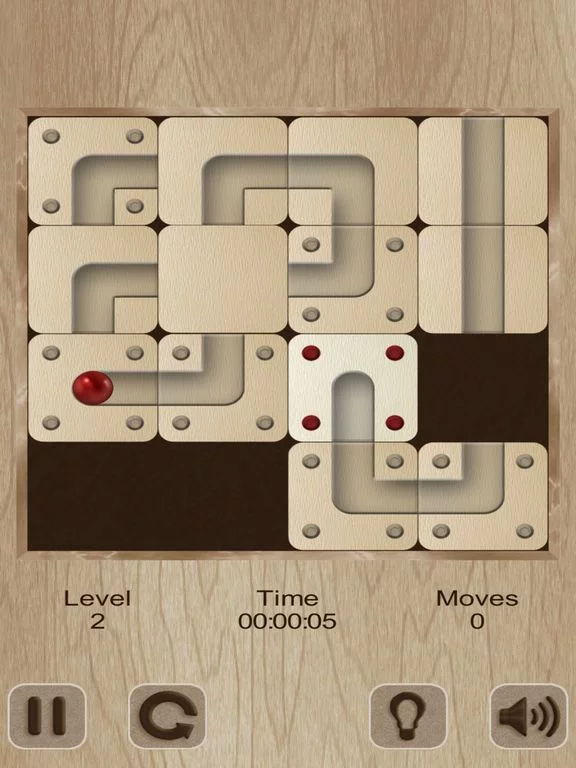 Изображение игры: Roll the labyrinth ball