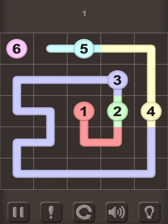 Изображение игры: One Touch Color Line