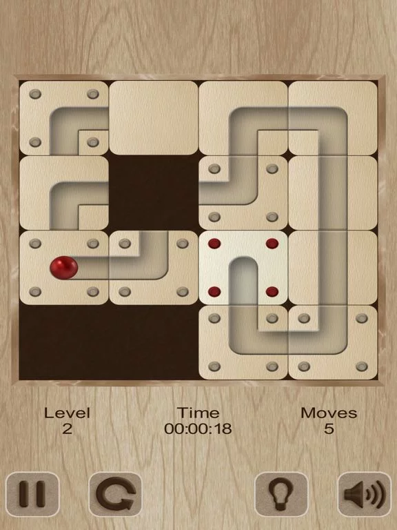 Изображение игры: Roll the labyrinth ball