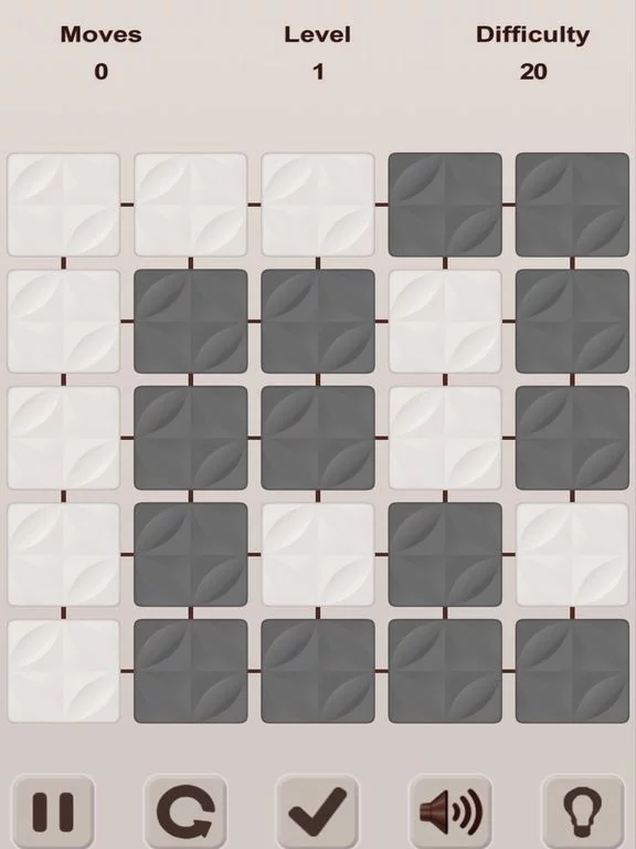 Изображение игры: Lines Puzzle. Change color.