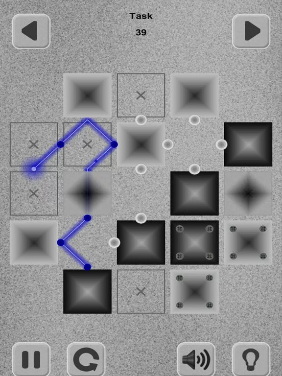 Изображение игры: Lazers Puzzle. Colored rays