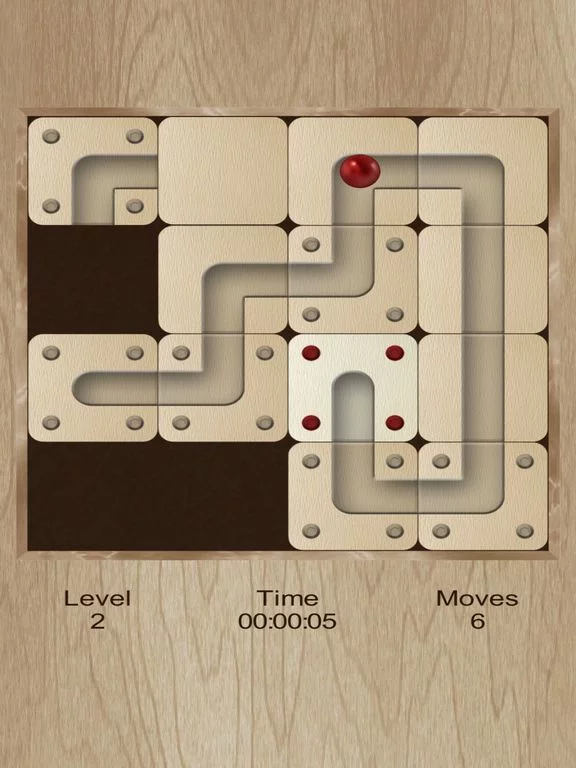 Изображение игры: Roll the labyrinth ball
