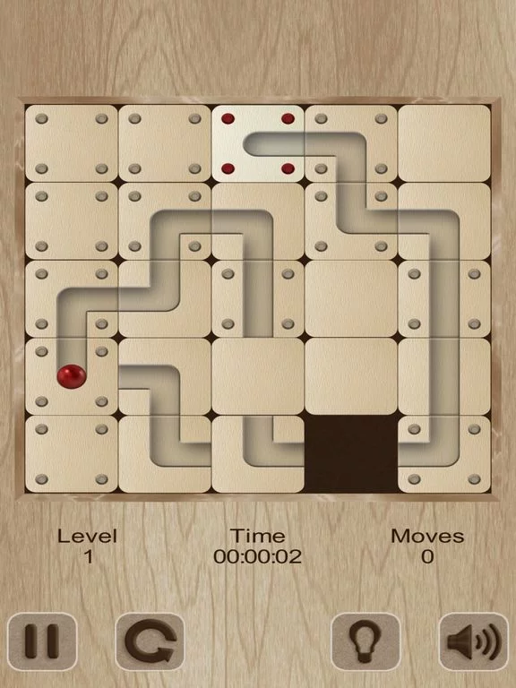 Изображение игры: Roll the labyrinth ball