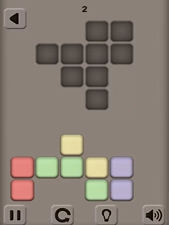 Изображение игры: Colored Blocks Puzzle