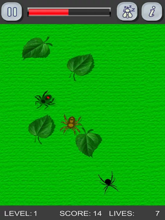 Изображение игры: Kill the spiders! Black Widow