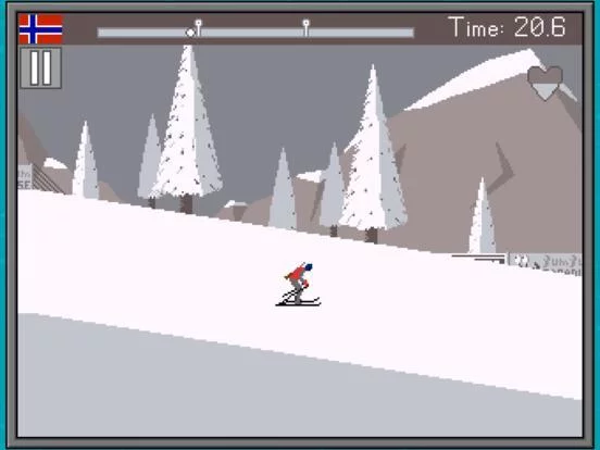 Изображение игры: Retro Winter Sports 1986