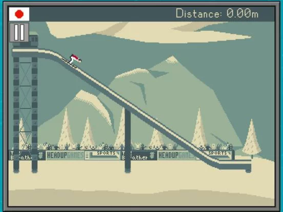 Изображение игры: Retro Winter Sports 1986