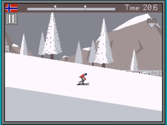 Изображение игры: Retro Winter Sports 1986