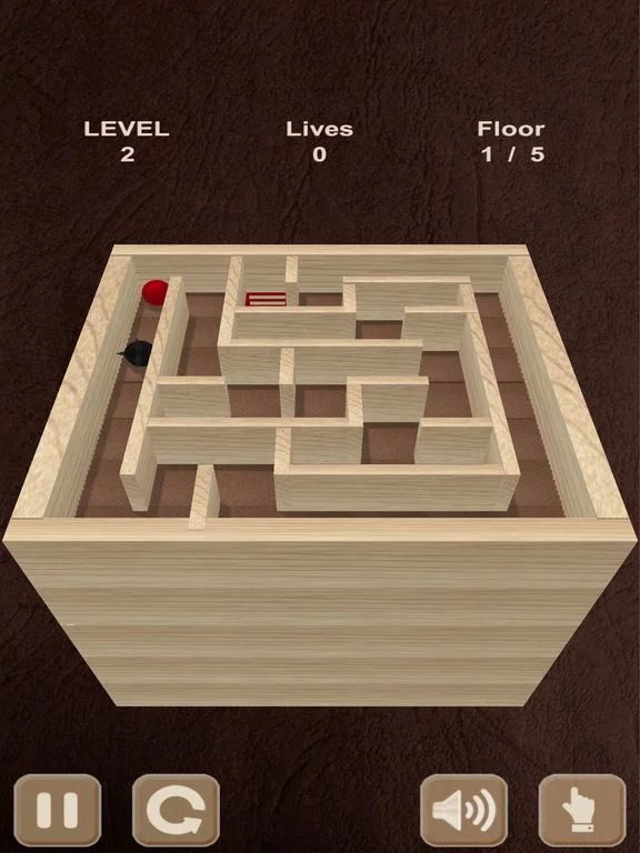 Изображение игры: Roll the ball. Labyrinth box
