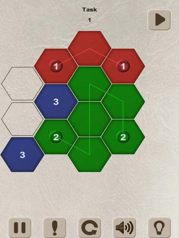 Изображение игры: Color Lines. Hexagon
