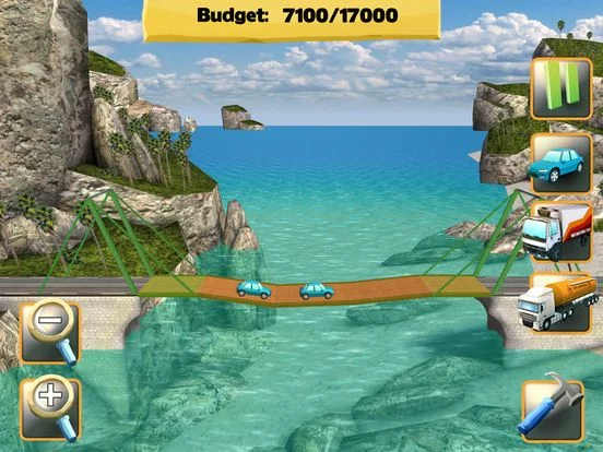 Изображение игры: Bridge Constructor FREE