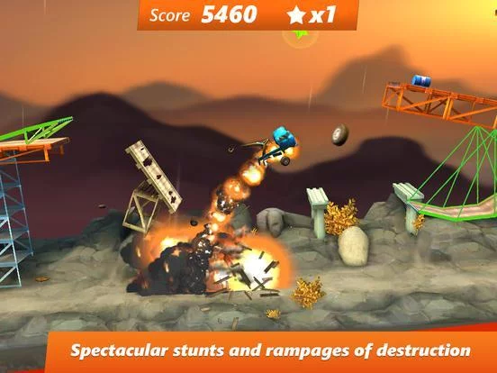 Изображение игры: Bridge Constructor Stunts!