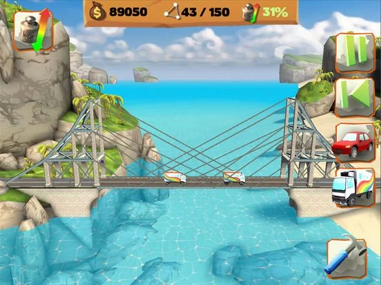 Изображение игры: Bridge Constructor Playground!
