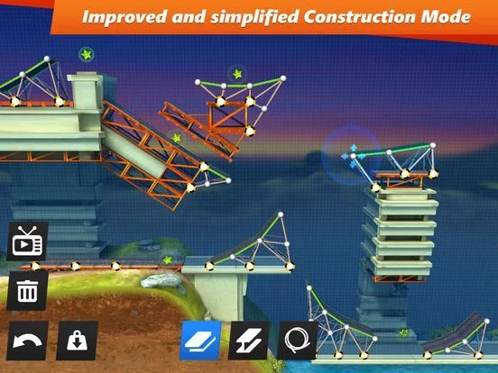 Изображение игры: Bridge Constructor Stunts!