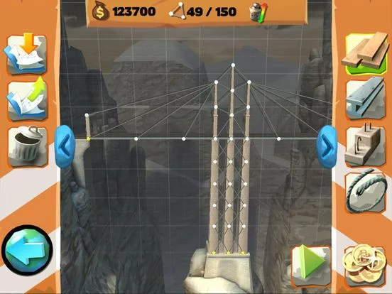Изображение игры: Bridge Constructor Playground!
