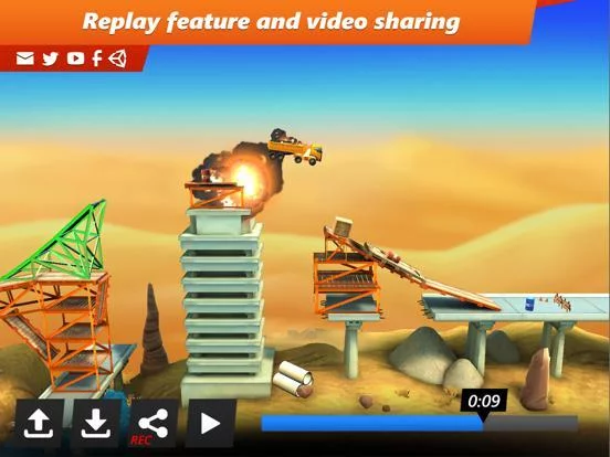 Изображение игры: Bridge Constructor Stunts!