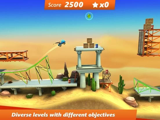 Изображение игры: Bridge Constructor Stunts!