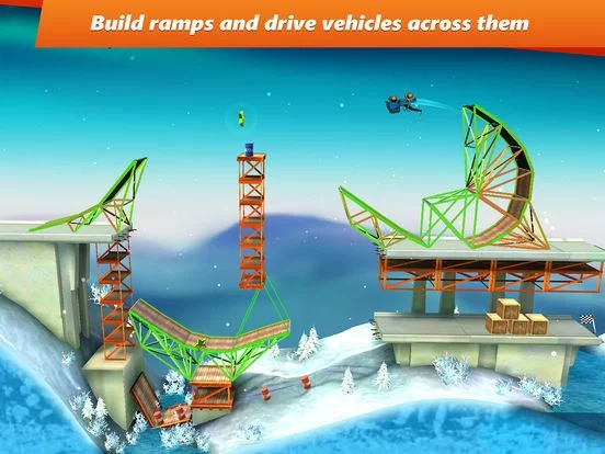 Изображение игры: Bridge Constructor Stunts!