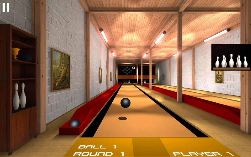 Изображение игры: Ninepin Bowling