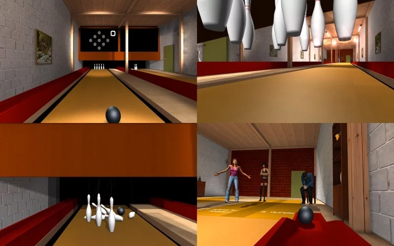 Изображение игры: Ninepin Bowling