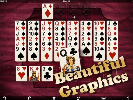 Изображение игры: Eric's FreeCell Solitaire Pack HD