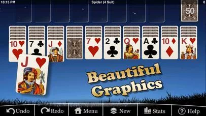 Изображение игры: Eric's Spider Solitaire!