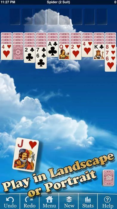 Изображение игры: Eric's Spider Solitaire!