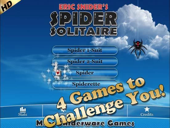 Изображение игры: Eric's Spider Solitaire HD