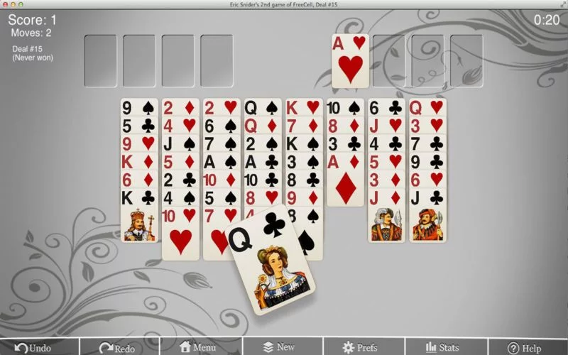 Изображение игры: Eric's All-in-1 Solitaire