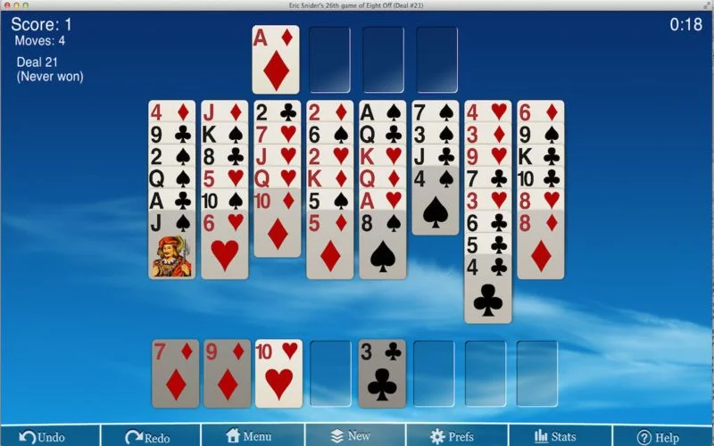 Изображение игры: Eric's All-in-1 Solitaire