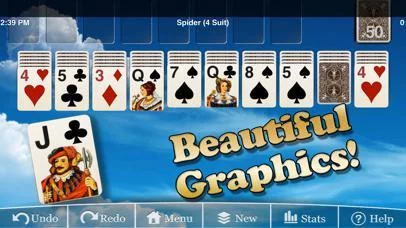 Изображение игры: Eric's Spider Solitaire Lite