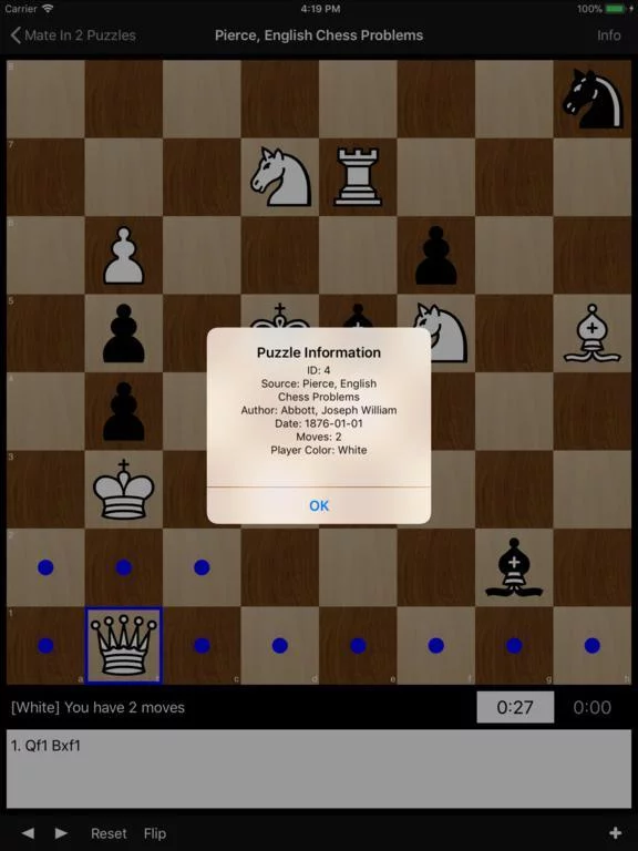 Изображение игры: Mate in 2 Chess Puzzles